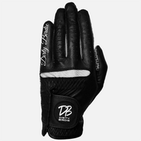 Black Cabretta Leather Golf Glove