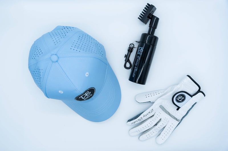 Premium Golf Essentials Bundle: Hat, Glove, Club Cleaner