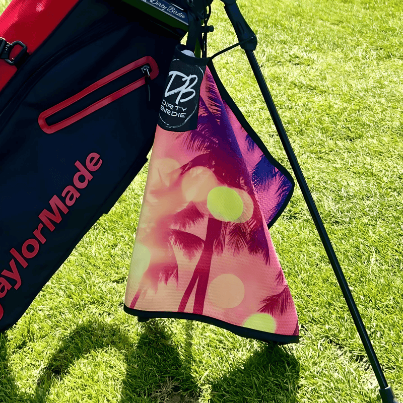 Miami Vice - Golf Towel & Club Cleaner Bundle