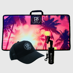 Miami Vice - Golf Towel, Cap & Club Cleaner Bundle