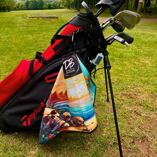 Skull Island - Golf Towel & Club Cleaner Bundle