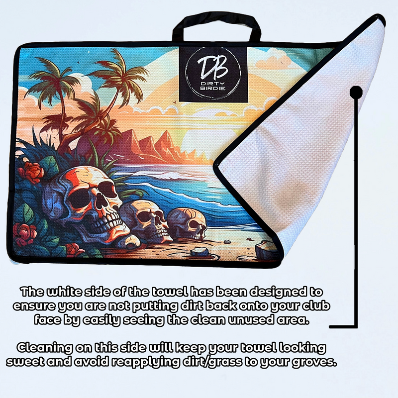 Skull Island - MicroFibre Golf Towel