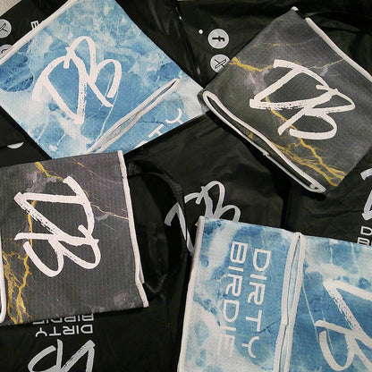 High-performance Blue Ice and Black Lighting Golf Towels